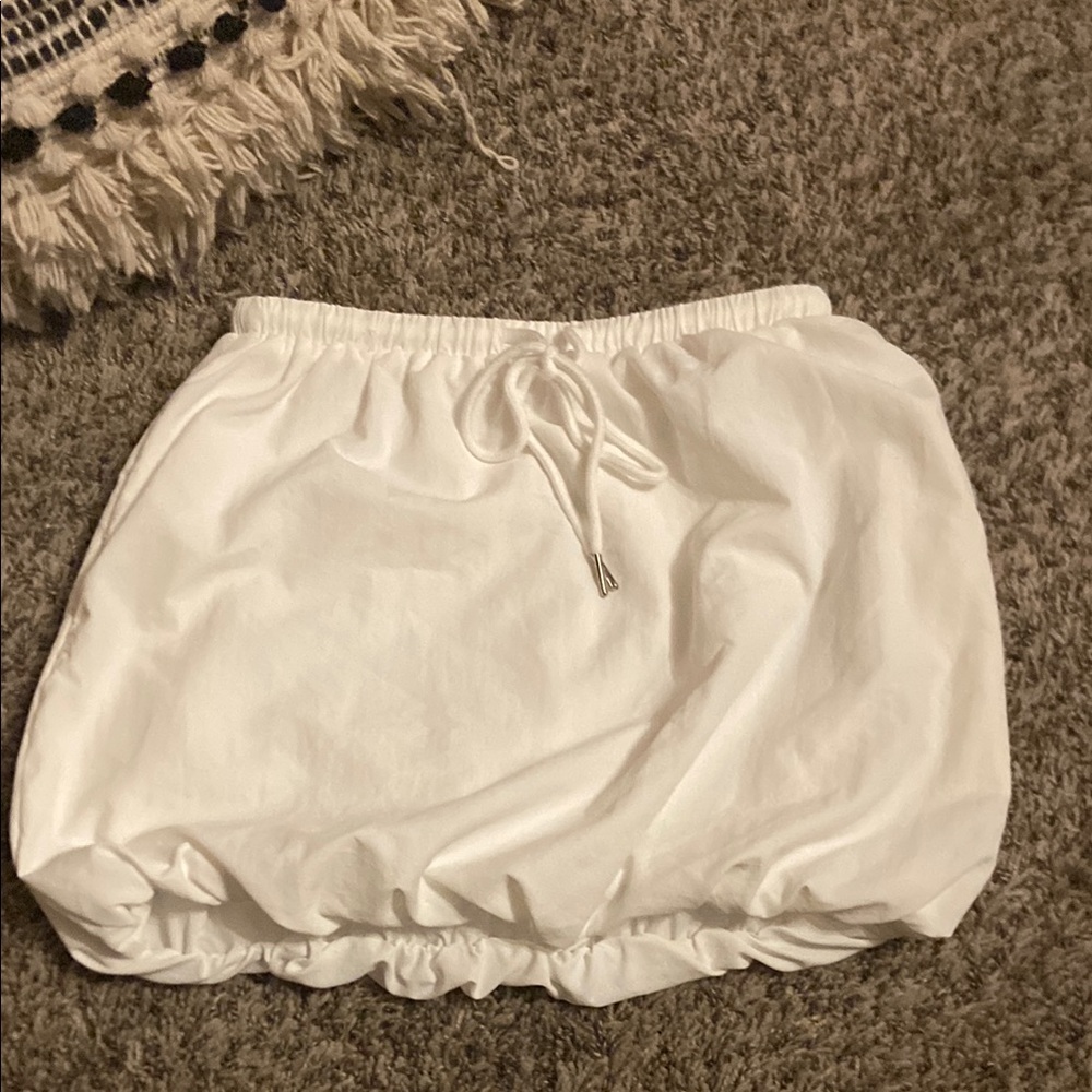 Bubble White Women's Skirt